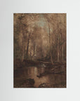 Woodland Creek Landscape Fine Art Print No Frame No border