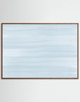 Waves of Blue by Uplusmestudio Oak Dark No border