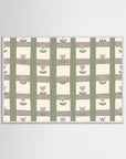 Spring Floral Art Print | Nursery & Kids Room Wall Art White Wood