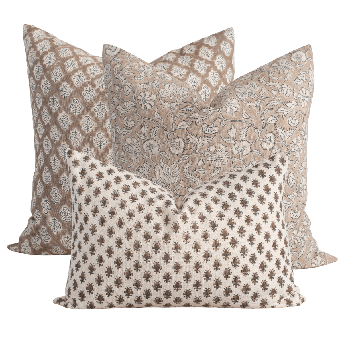 Maryam Pillow Combination | Set of Three Pillow Covers