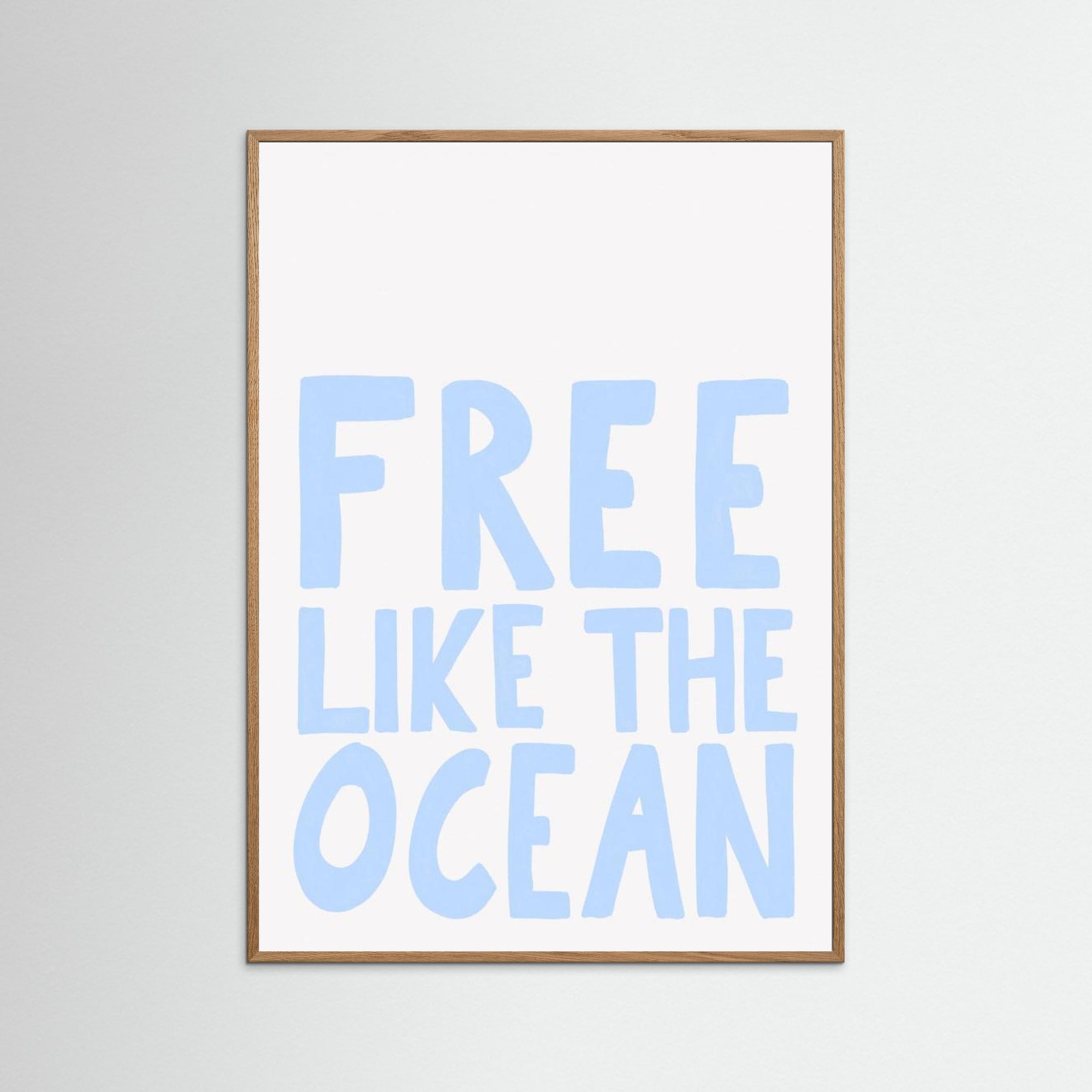 Free like the ocean by Athene Fritsch Oak Nature No border