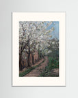 Blossoms in Spring Fine Art Print White Wood Freja