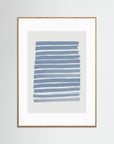 Blue Strokes by Pictufy Studio Oak Nature White