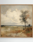 Soft Neutral Field Landscape | Canvas