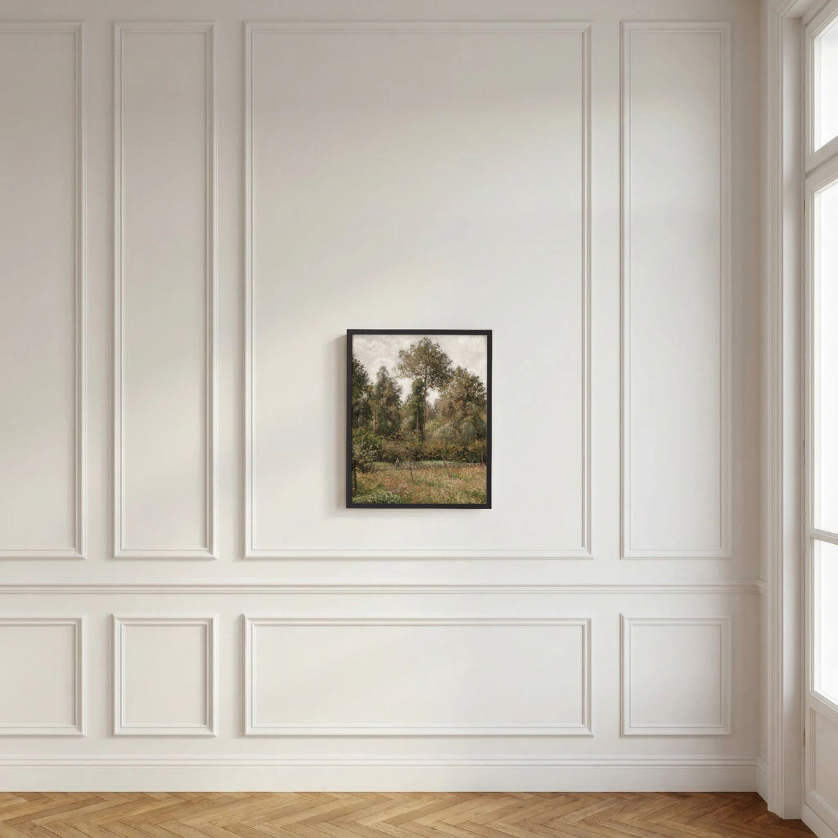 Woodland Landscape Vintage Wall Art Print