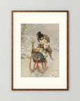 Vintage Winter Sleigh Art Print