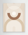 Beige Mid Century Poster No.1 by Elena Ristova
