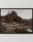 Warm Neutral Landscape Canvas Wall Art | Serene Earth Tone Artwork for Modern Home