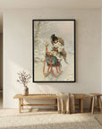 Vintage Winter Sleigh Art Print