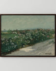 Countryside Road with Flowers | Canvas