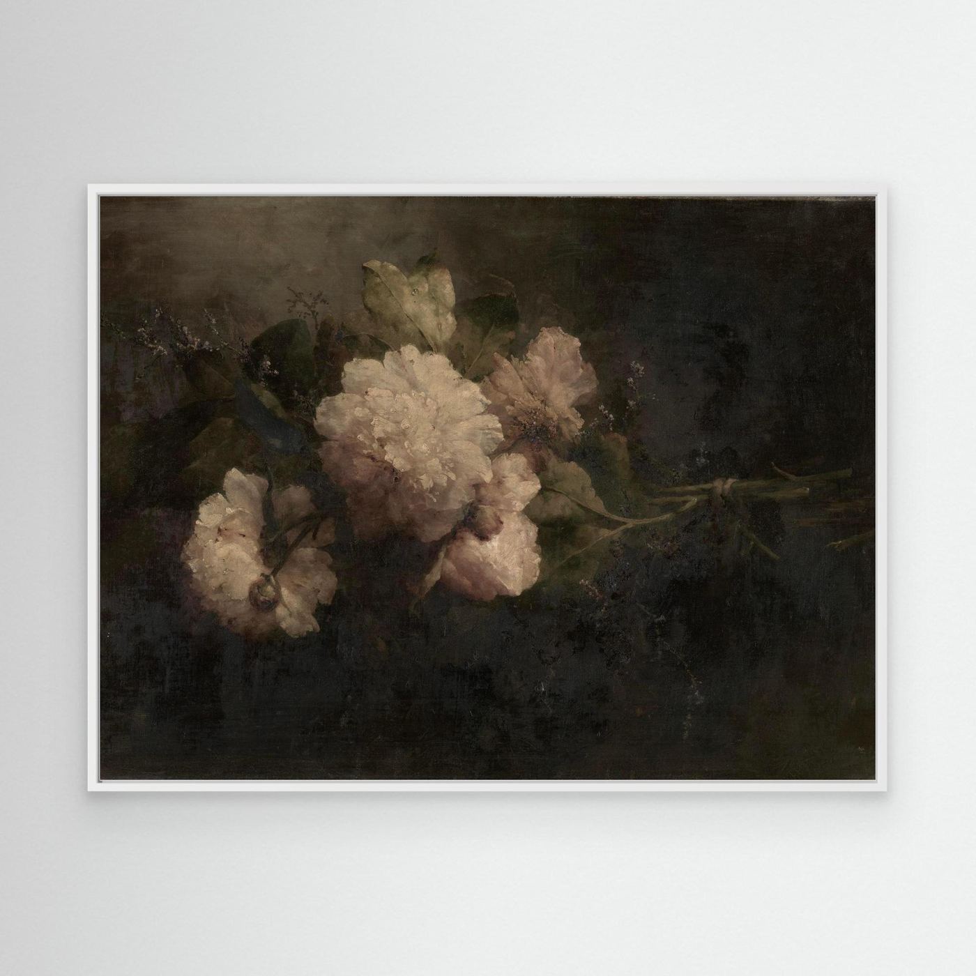 Peonies Bouquet Still Life | Canvas