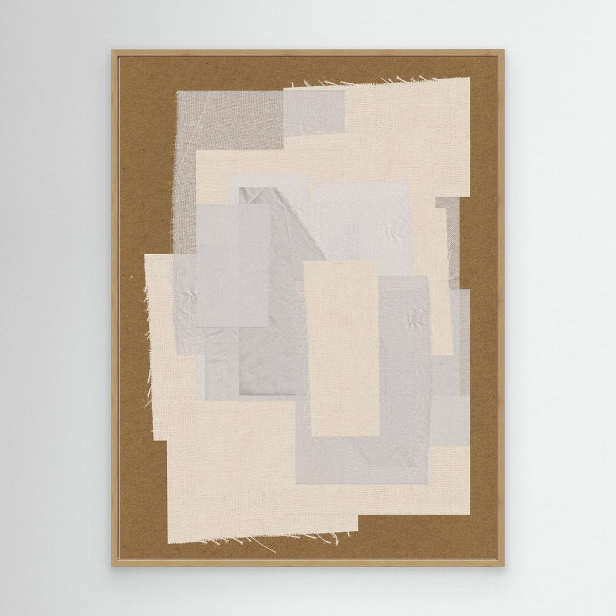 Fabric Pattern Collage No.6 by The Miuus Studio