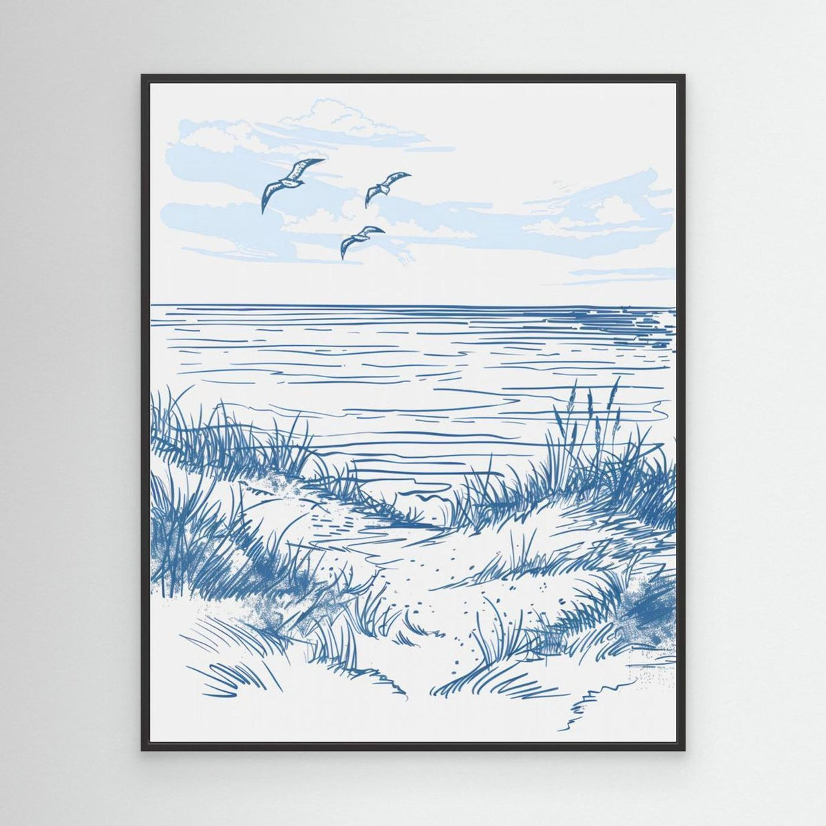 Seascape Sketch by Jolly And Dash