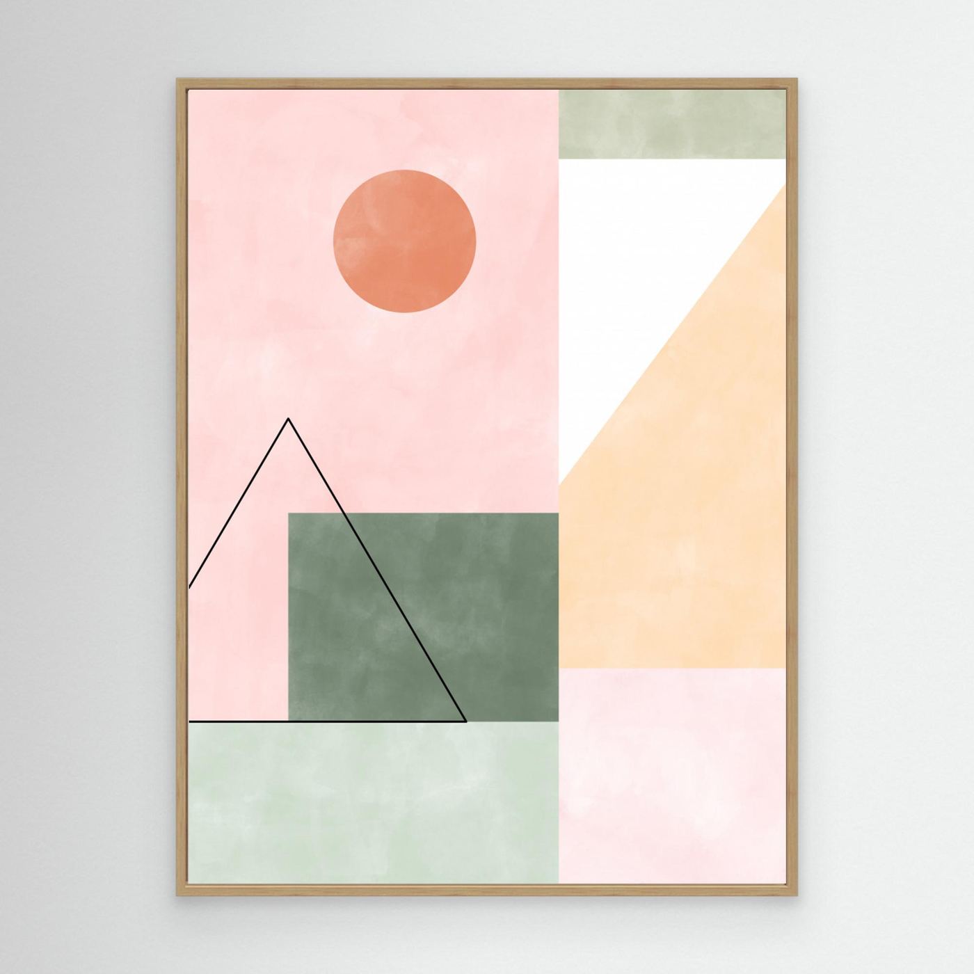 3x4 Aspectratio Pinkgreen21 by Elena Ristova