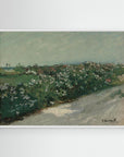 Countryside Road with Flowers | Canvas