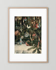 Vintage Christmas Tree Art Print