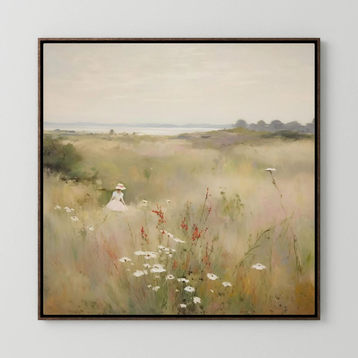 Countryside Wildflower Gathering | Canvas