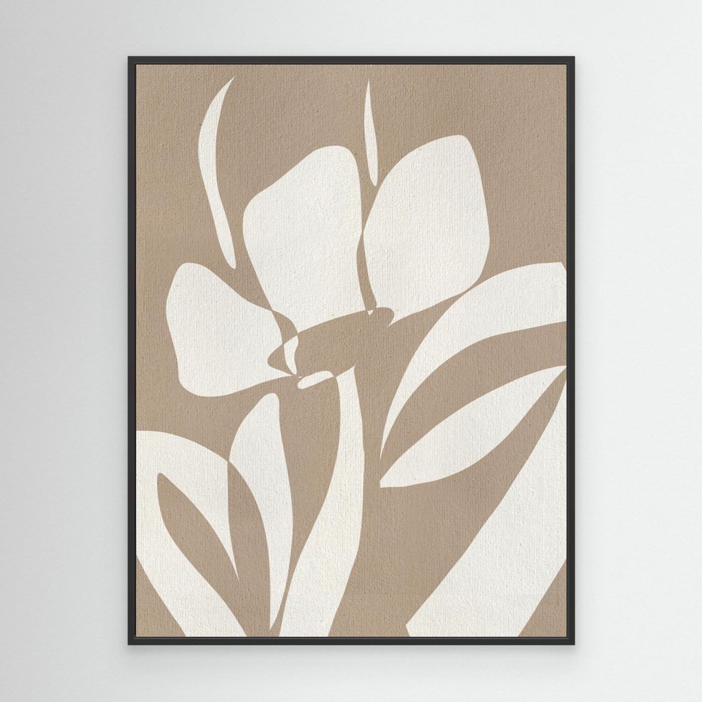 Muted Petals No 3 by Shatha Al Dafai Black