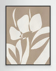Muted Petals No 3 by Shatha Al Dafai Black
