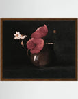 Vintage Red Poppy Still Life Art Print