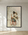 Vintage Winter Sleigh Art Print