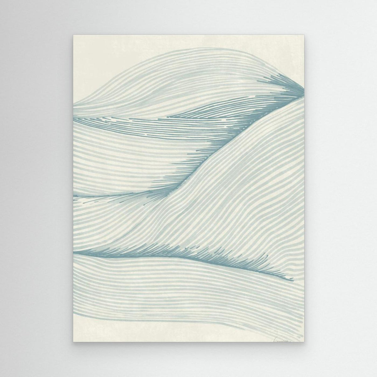 Ocean in lines 02 by Lucrecia Caporale