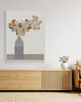 Rust Brown Dried Flowers In Vase On Table 1 Jpg by Cartissi