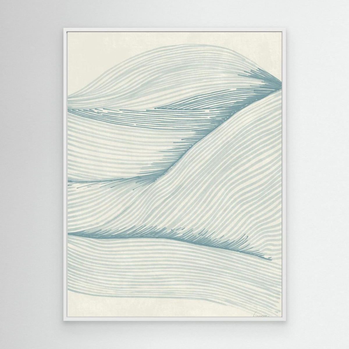 Ocean in lines 02 by Lucrecia Caporale