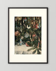 Vintage Christmas Tree Art Print