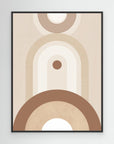 Beige Mid Century Poster No.2 by Elena Ristova