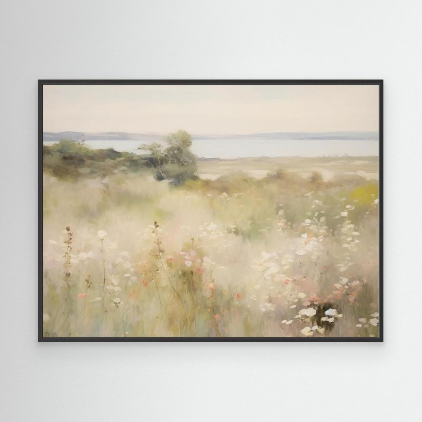 Soft Neutral Countryside Landscape | Canvas
