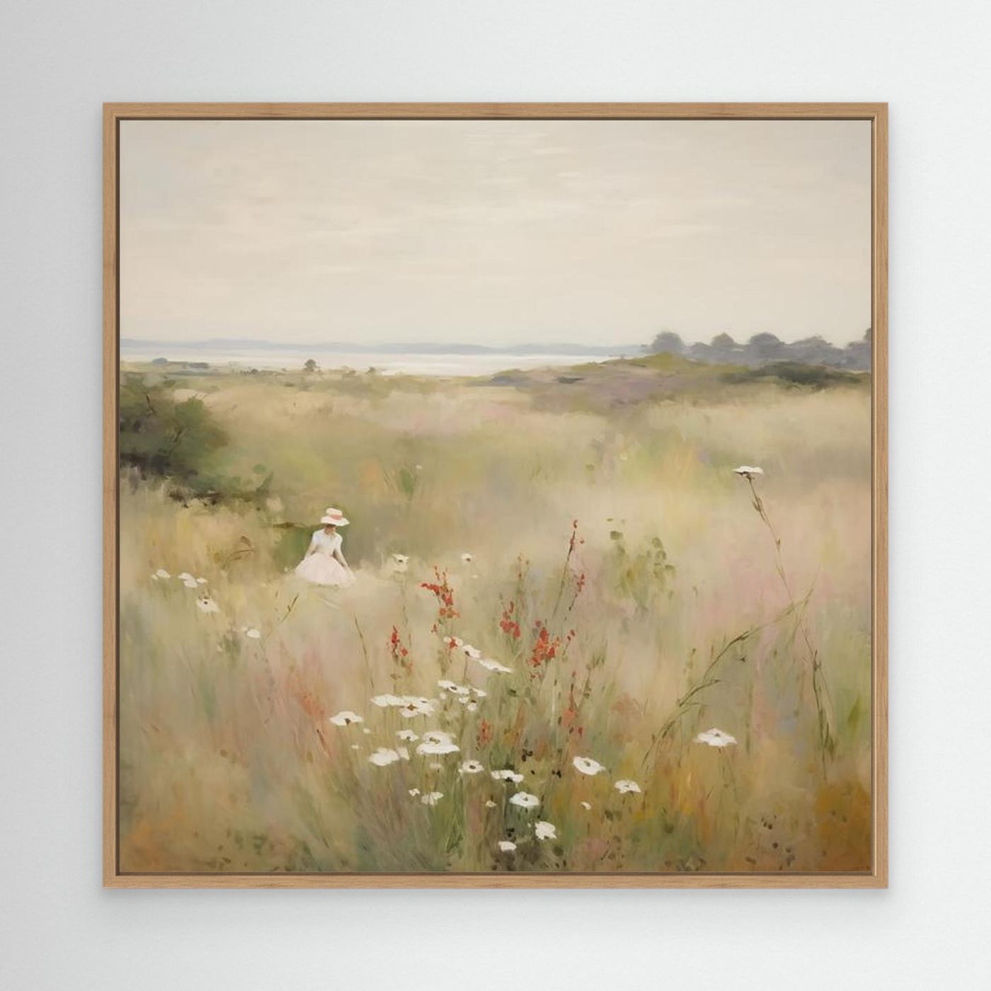 Countryside Wildflower Gathering | Canvas