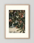 Vintage Christmas Tree Art Print