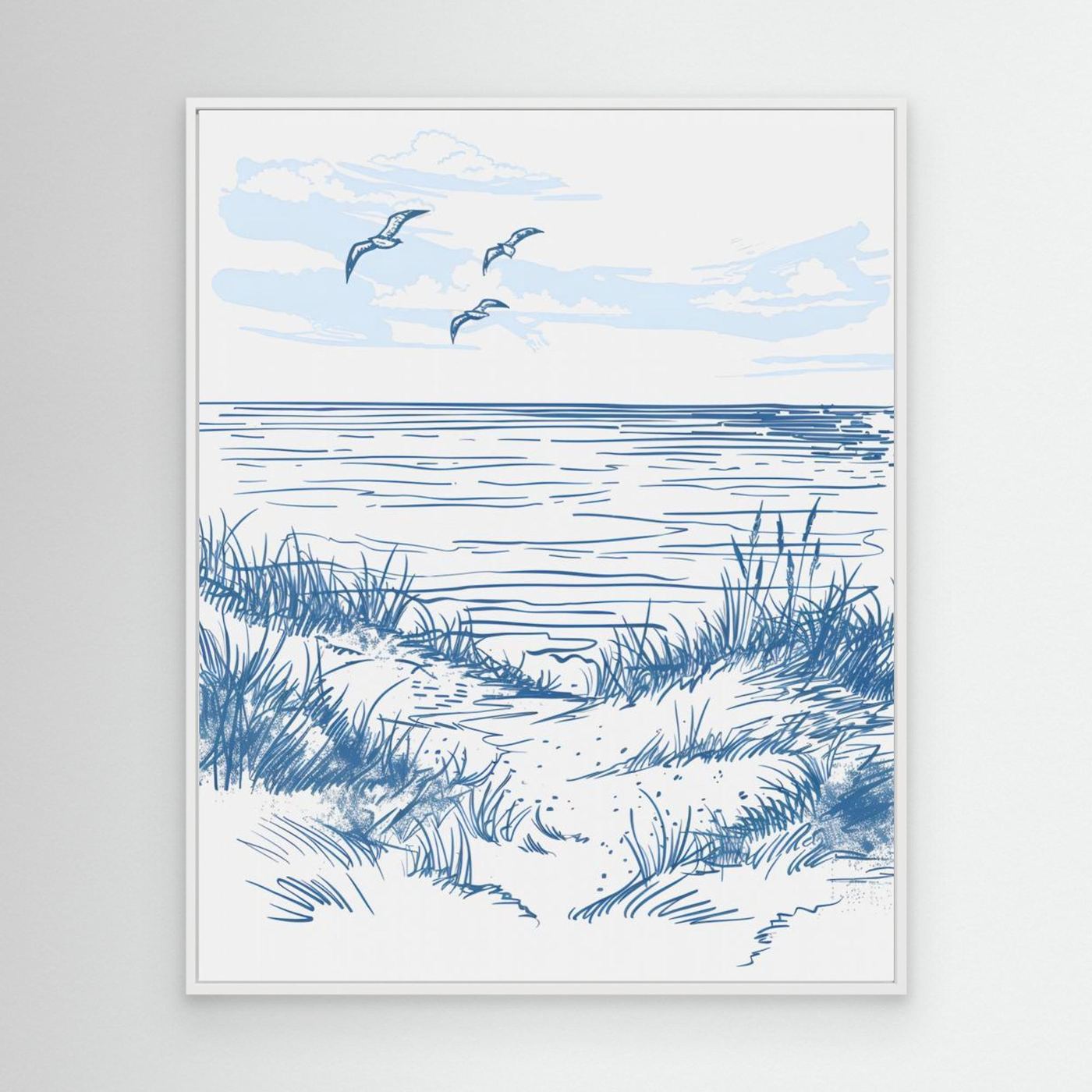 Seascape Sketch by Jolly And Dash