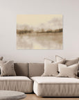 Abstract Landscape in neutral browns by Dina Dankers