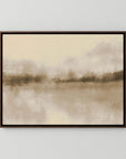 Abstract Landscape in neutral browns by Dina Dankers