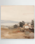 Old World Farmhouse Landscape Canvas