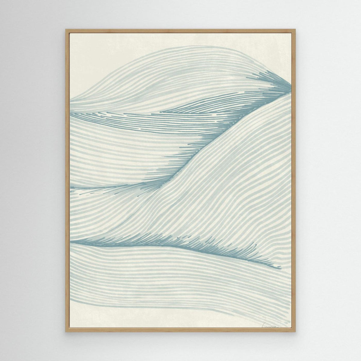 Ocean in lines 02 by Lucrecia Caporale