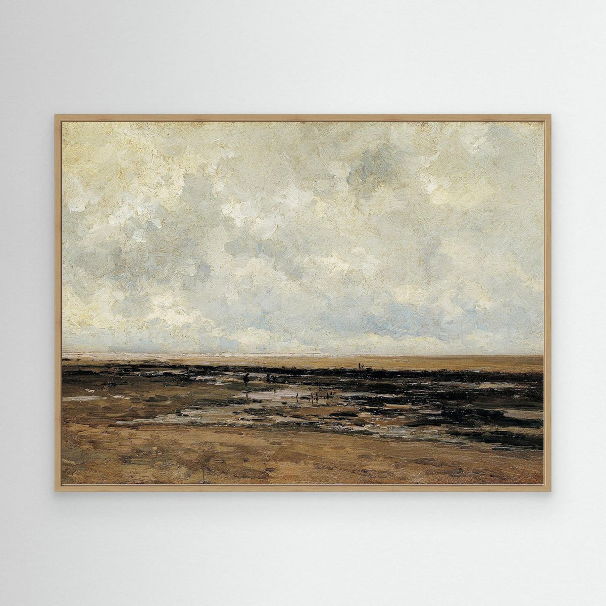 Neutral Landscape Canvas Wall Art | Serene Minimal Landscape for Modern Home Decor