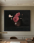 Vintage Red Poppy Still Life Art Print
