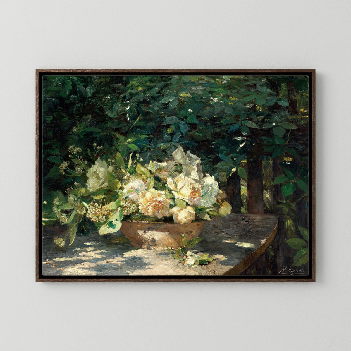 Garden Gathering Floral Artwork Canvas