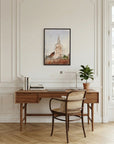 Old World Church Christmas Art Print
