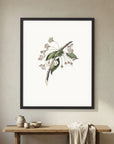 Delicate White Botanical Study Vintage Wall Art Print