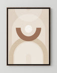 Beige Mid Century Poster No.1 by Elena Ristova