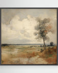 Soft Neutral Field Landscape | Canvas