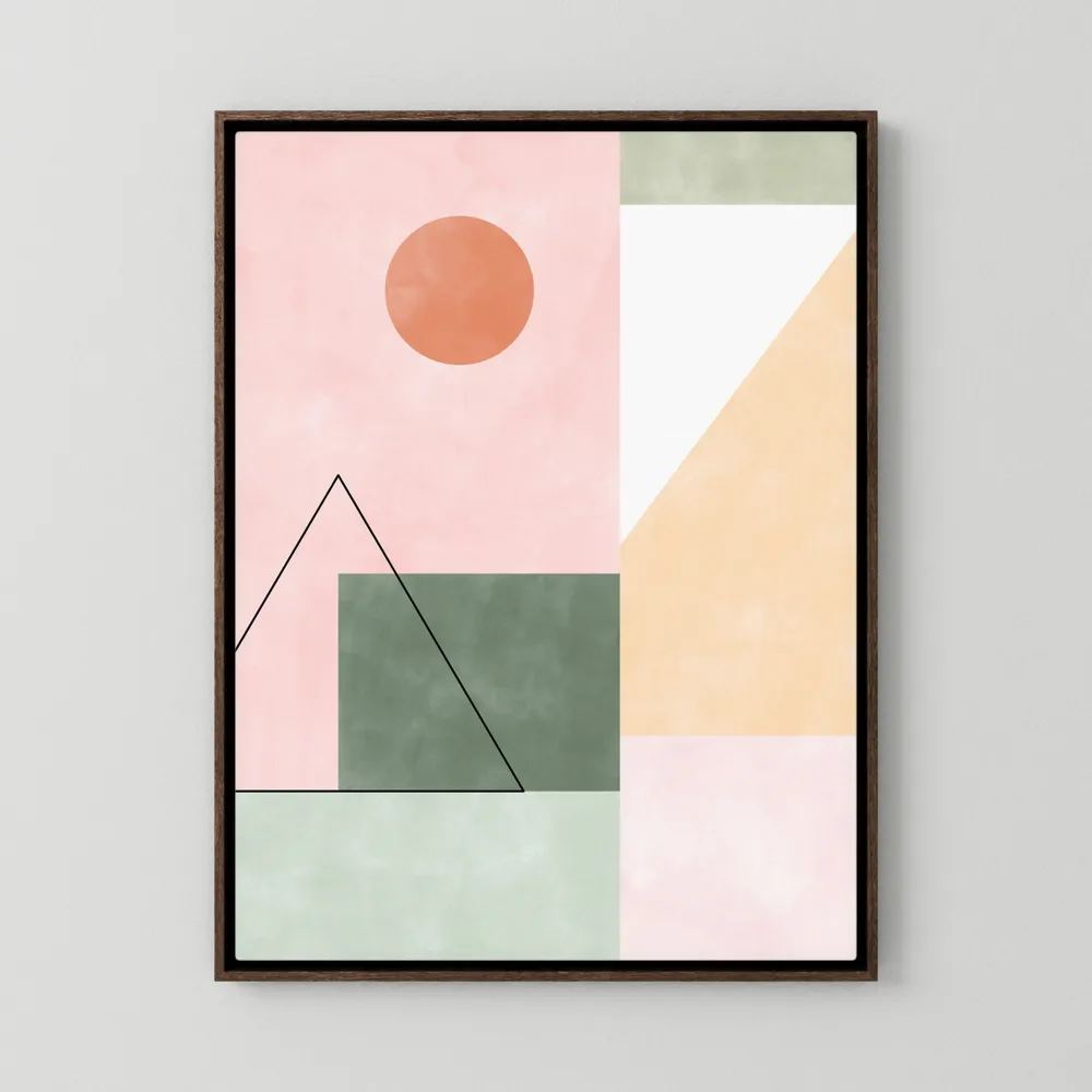 3x4 Aspectratio Pinkgreen21 by Elena Ristova