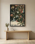 Vintage Christmas Tree Art Print