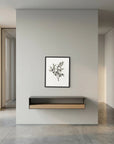 Olive Branch Botanical Study Vintage Wall Art Print