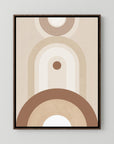 Beige Mid Century Poster No.2 by Elena Ristova