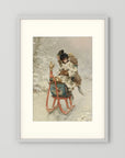 Vintage Winter Sleigh Art Print